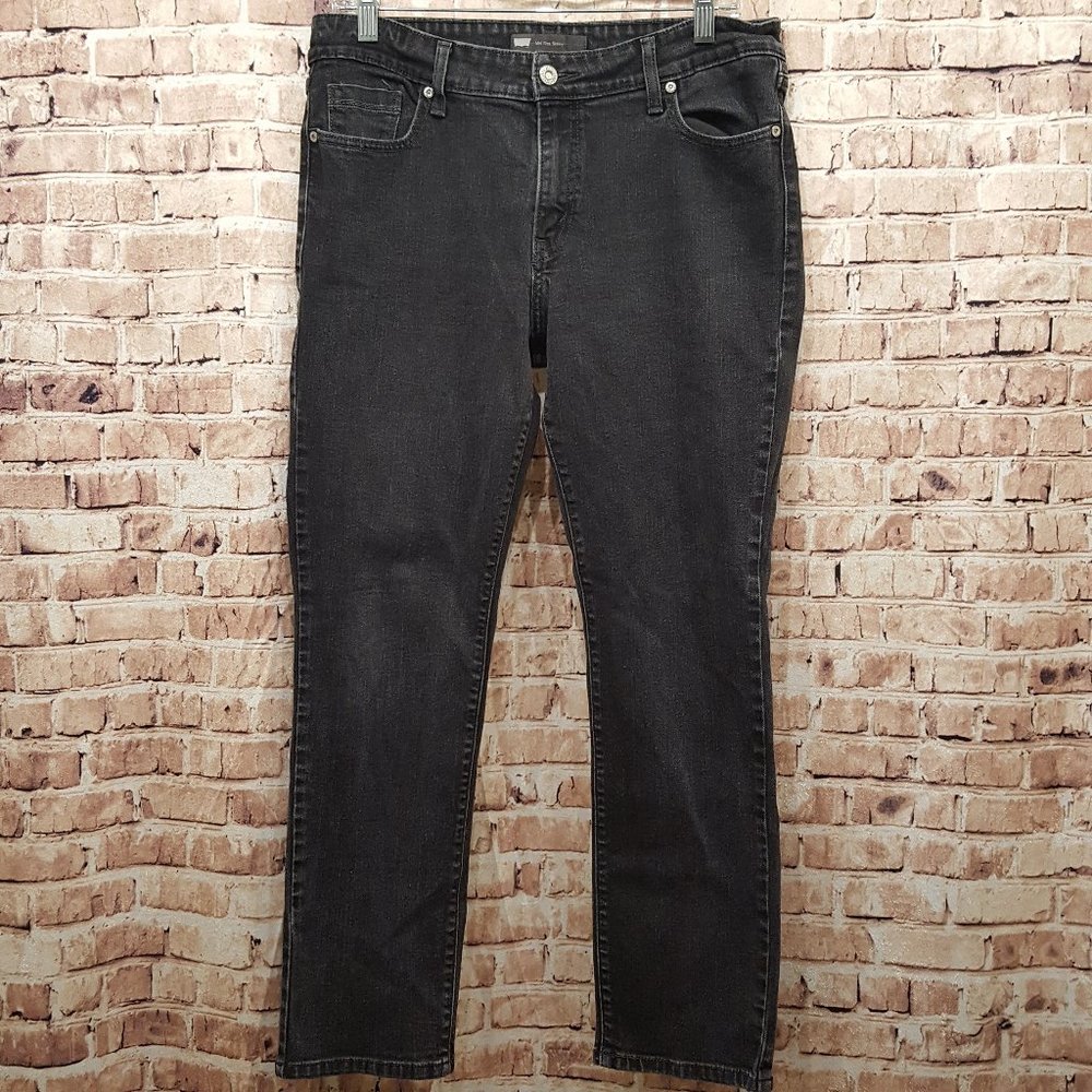 Levi's Jeans Mid Rise Skinny Black Tab Black Size 14